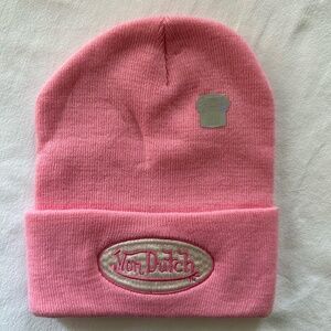Von Dutch Pink Beanie